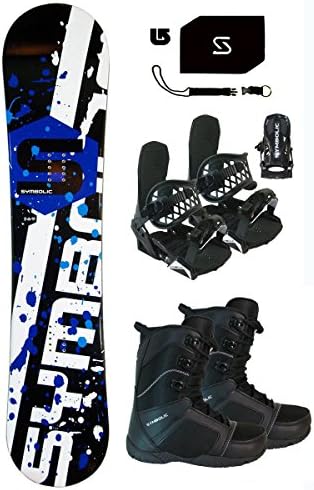 Symbolic 369 Snowboard & Bindings & Boots & Leash & Stomp & Burton Decal Package