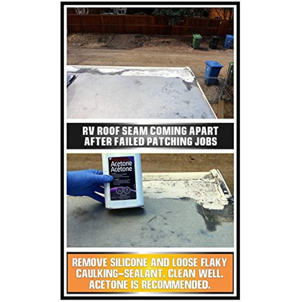 RV Flex Repair Tape White 4 Inch 50 Foot Roll Seal And ...