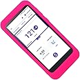 Premium Silicone Case (More fit/More Coverage/More Protection) for Omnipod 5 Receiver (Continuous Glucose Monitoring) (HOT Pink)