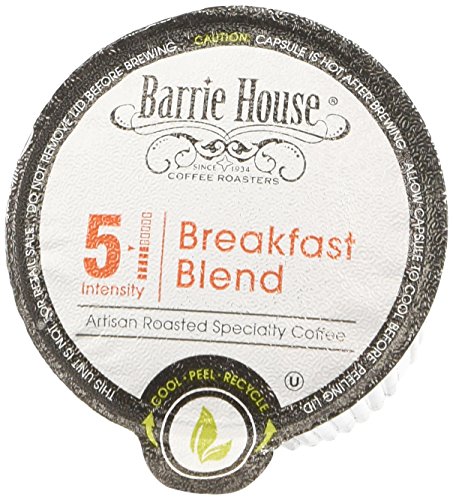 Barrie House Breakfast Blend Single Cup Capsules, 96 Count