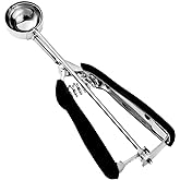 HOMURE H Small Cookie Scoop 1 Tbsp, Size #60 Cookie Dough Scoop, 1 Tableapoon Cookie Scoops for Baking, 18/8 Stainless Steel,