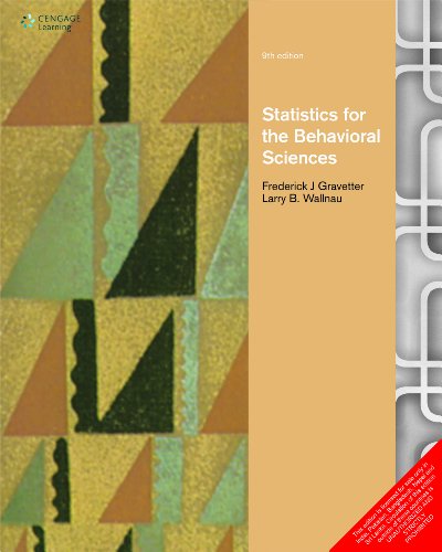 Statistics for the Behavioral Sciences B01N4TOYYO Book Cover