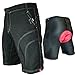 The Pub Crawler - Men's Loose-Fit Baggy Bike Shorts for Commuter or MTB Cycling (Black, Large)
