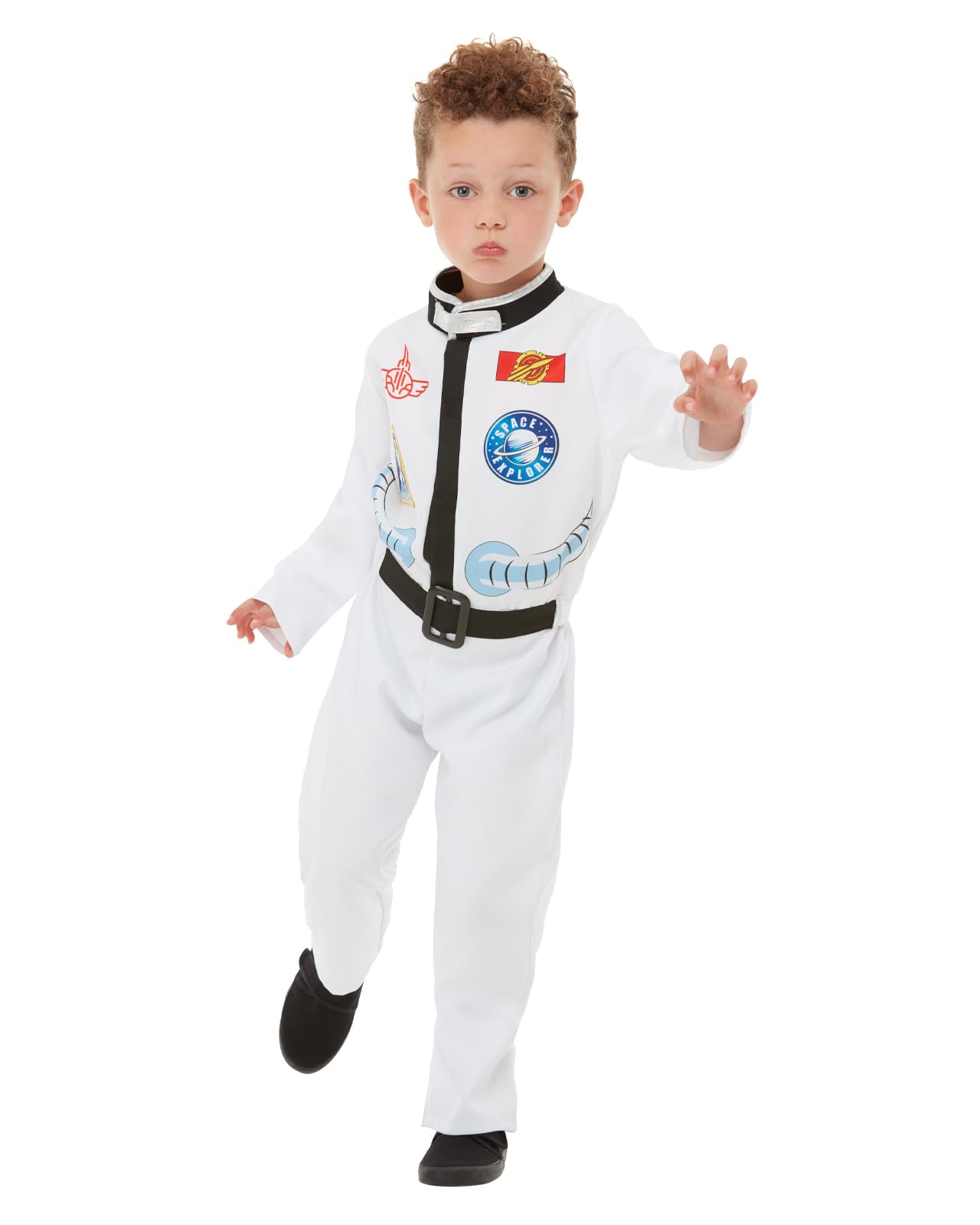 Funidelia | Astronaut Costumes for boys and girls Spaceman, Space, Moon, Professions - Costumes for kids, accessory fancy dress & props for Halloween, carnival & parties - Size 5-6 years - White