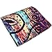 Ussuperstar Boho Psychedelic Elephant Tree of Life Floral Tapestry Hippy Mandala Gypsy Wall Hanging Sheet Coverlet Picnic Blanket Bedspread Curtain Decor Table Couch Cover Beach Yoga Throw L BY3