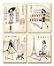 Paris, London, Roma and New York Set by Andrea Laliberte 11