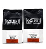 Roast To Order Specialty Coffee - 2-Pack Resilient Coffee Roasters - 3 Day Air Mail - Espresso