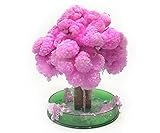 Hooshion Magic Growing Tree Snowflakes Paper Tree Magic Xmas Christmas Gifts Kids Toys for Children, Sakura Desktop Cherry Blossom Tree Decoration Novelty 2 Piece