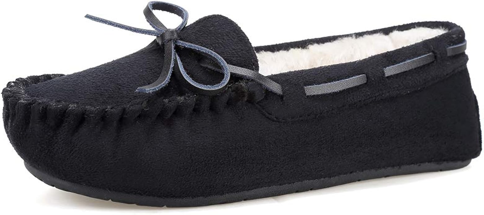 black suede moccasins womens