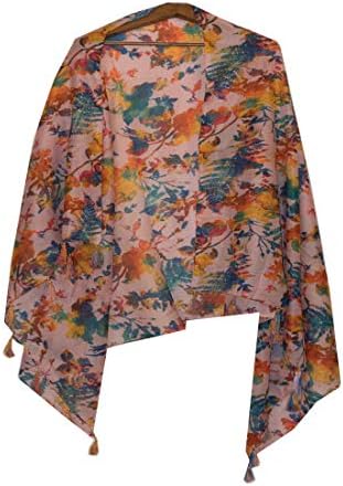 Indie Weaves Soft Kota Digital Printed in floral pattern dupatta