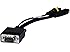 Monoprice 102509 VGA to S-Video/RCA (Composite) Adapter Cable, Black