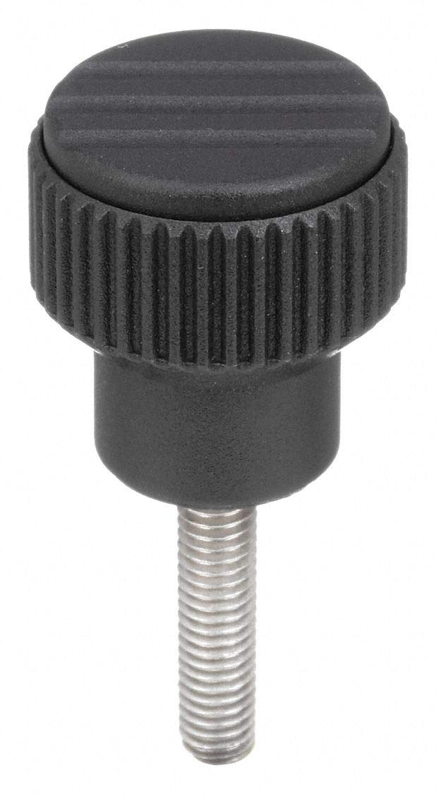 Knurled Knob, Ext, 0.78, 1.81, M8, 1.02 Industrial