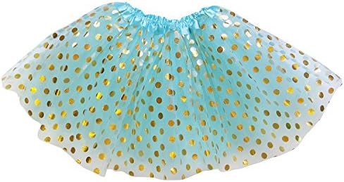 So Sydney Kids, Adult, or Plus Size Gold Polka DOT Tutu Skirt Halloween Costume