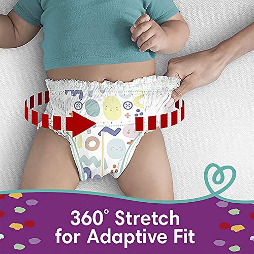 Diapers Size 5, 112 Count - Pampers Pull On Cruisers 360 degree Fit Disposable Baby Diapers with Stretchy Waistband, ONE MONTH SUPPLY (Packaging May Vary)