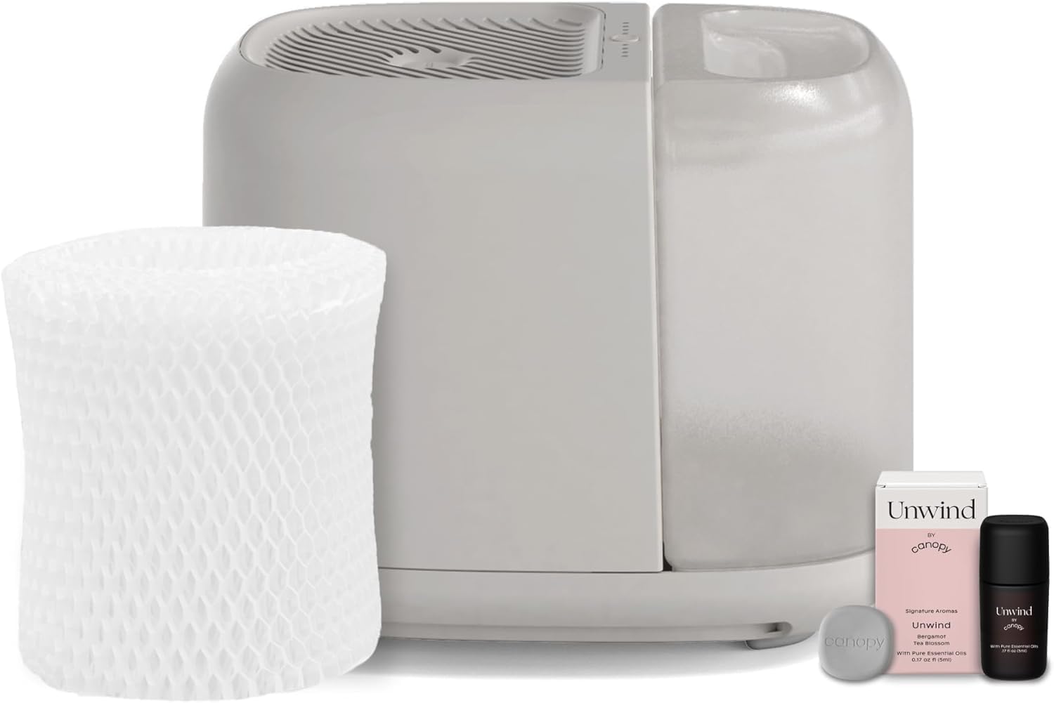 Photo 1 of Canopy Large Room Humidifier, Moonstruck, Large Living Space, 36HR Run Time, 5.5L Tank - Includes Canopy Humidifier Plus, Diffusion Well, Unwind Aroma, Filter, Power Cord & Adapter