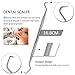 6 Pcs Dental Tools Kit, Dentist Picks Plaque Remover Scraper Set Best for Personal Use