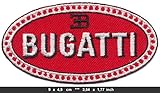 BUGATTI Iron Sew On Cotton Patch Sports Cars Veyron Chiron Galibier France by RSPS Embroidery n Decals