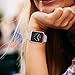 Simpeak Case Compatible with Apple Watch 3 38mm, Slim Soft Protective Back Case Replacement for Apple Watch 2 38mm, Rose Gold