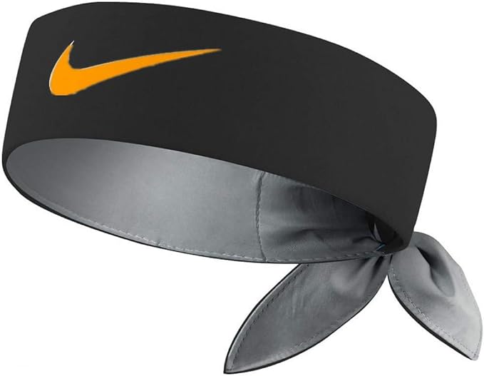 Nike Roger Federer Rafael Nadal DriFit Tie Up Headband Bandana, Black