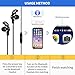 SIQIWO Bluetooth Headphone. IPX6 Waterproof Wireless Sports Earphone. V5.0 Fast Pairing HD in-Ear Neckband Earbuds. 6h Playback of Noise Canceling Headset. Built-in Microphone Hands-Free Calling.
