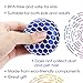 BRISON Upgraded Led Anti Stress Ball - Squishy Light up Toy 4 Boys Girls Kids Toddlers - Grape Mesh DNA Slime Ball - ADHD Fidget Stress Relief - Colorful Emoji Super Squishy Work Office Relax 4 Adults