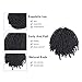 8 Inch 3 Pack Crochet Hair Ombre Spring Twist Crochet Braids Twist Hair 1B# Spring Crochet Braiding Twist Crochet Hair Synthetic Hair for Women