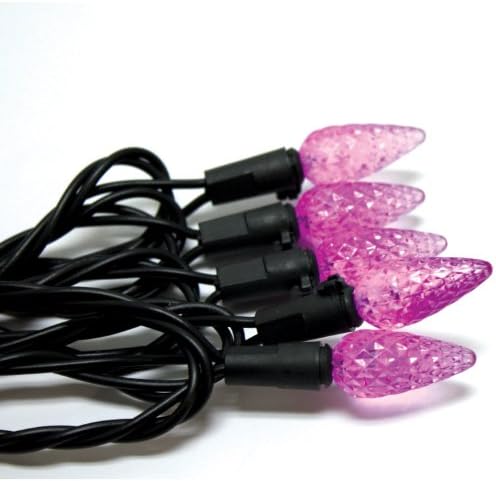 Good Tidings 0174228 Halloween LED Light Set, 70 Purple C6 Lights
