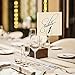Radezon 20 Pack 8.75 inch Tall Table Number Holders Place Card Holder Table Picture Holder Wire Photo Holder Clips Picture Memo Note Photo Stand (Silver)