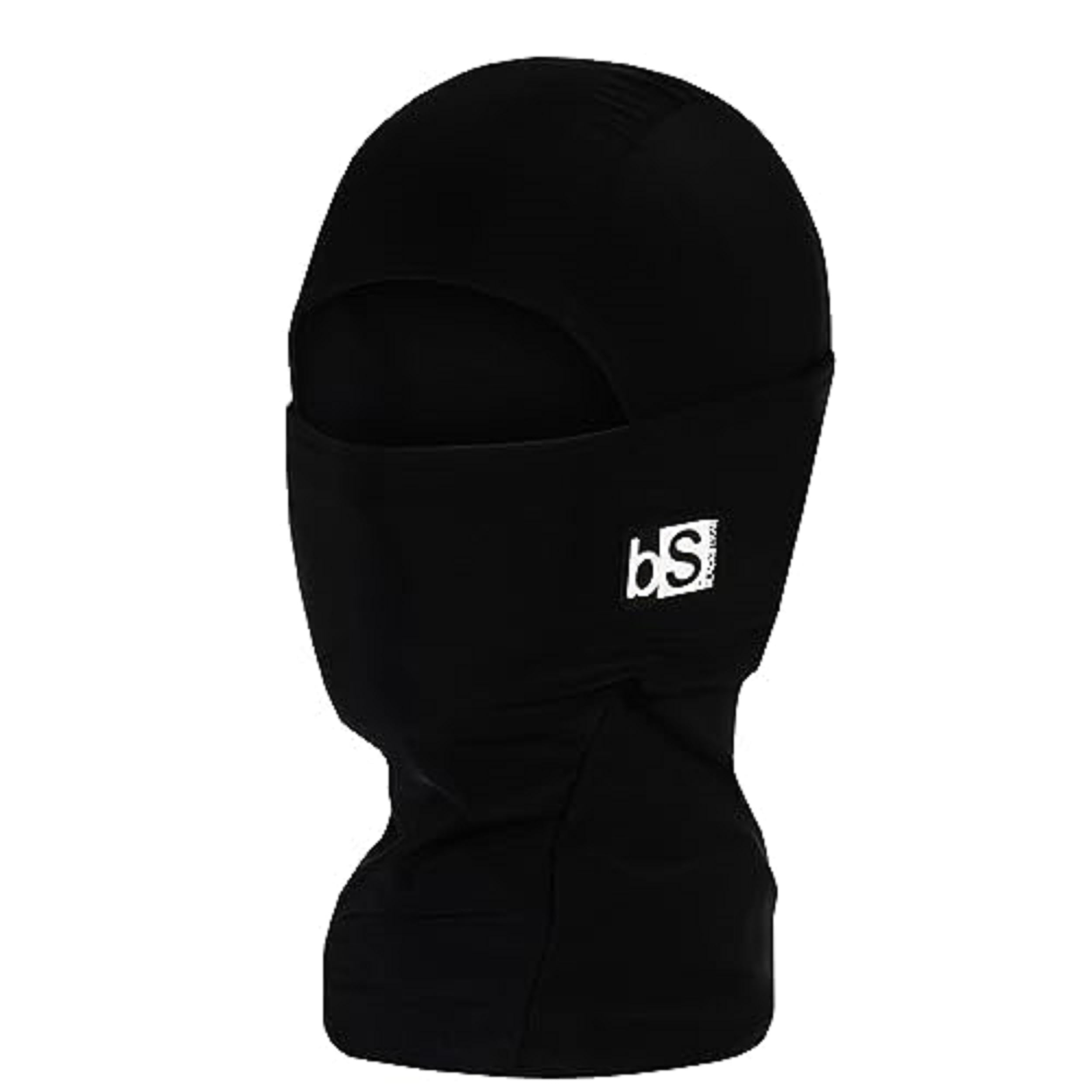 BLACKSTRAP Máscara de esquí pasamontañas ExoHinge con capucha para niños, compatible con casco, mantiene a los niños cómodos y cálidos, [Negro]