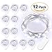 12 Pack Fairy Lights, 6.6ft 20 LED Fairy String Lights Battery String Lights Indoor DIY Starry String Lights Waterproof Wire Lights for Mothers Day, Home, Bedroom, Wedding, Holiday, Cool White