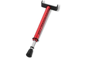 KZDAZ 10 lb Belt Tension Gauge, with L Shaped Pad, Accurate Motorcycle Bicycle Drive Belt Gauge Tool Setting, Adjustable 10 Lbs Specification, Easy to Read (Red)