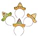 Fun Express Cardboard Sombrero Headbands for Cinco de Mayo (1 Dozen) Apparel Accessories, Hats, Head Boppers, Headbands