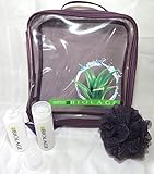 Cosmetic Beauty & Make-up Body Skincare Travel Bag w/ Accessories (Purple)