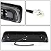 Toyota Tundra 2nd Gen High Mount Dual Row LED Rear 3rd Brake / Cargo Light (Black Housing Clear Lens)
