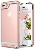 iPhone SE Case, Caseology [Skyfall Series] Transparent Clear Cover Drop Protection PC Frame [Rose Gold] [Slim Cushion] for Apple iPhone SE & iPhone 5S / 5