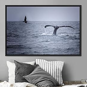 signwin Framed Canvas Wall Art Swimming Free Cool...