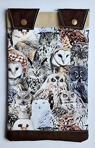 Catheter Leg Bag Holder. Drainage Bag Cover. Owls Pattern.