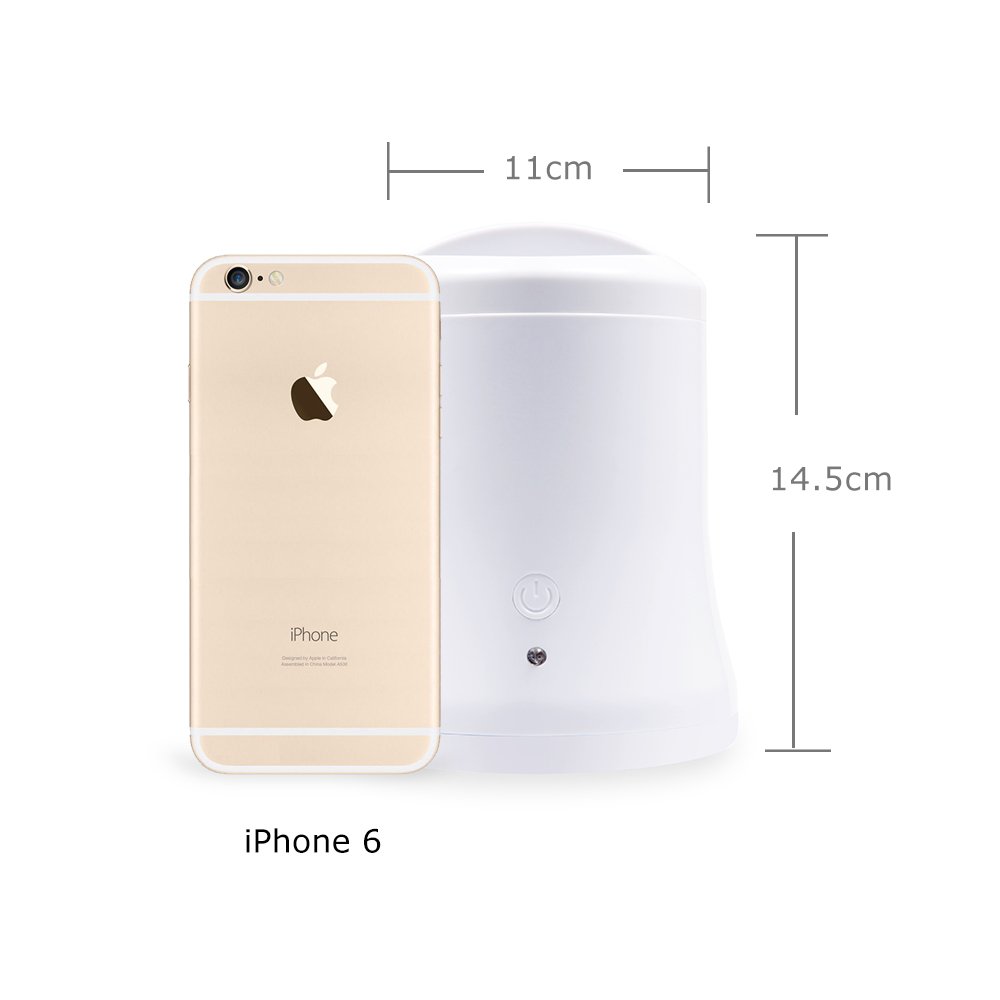 [ 2018 Upgrade Version ] Waxkiss Mini Wax Warmer Kit 7oz Hair Removal Wax Heater Kit One Key Control with Hard Wax Beans for Woman & Man Wax Kit (1 Wax Warmer & 2 Bags Wax Beans & 10 Wooden Sticks)