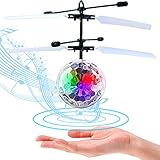LISOPO Kid RC Toys, RC Flying Ball, Infrared Induction Helicopter Ball with Shinning LED Lights Built-in and Remote Control Toys for Boys and Girls