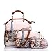 Realer Women's Handbags Purse Tote Bags Female Crossbody Bags 3 Pcs Shoulder Bags Top-Handle Handbag PU Leather Set