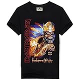 Rock Sir Men's T Shirt 3D Iron Maiden Printed Summer Cotton Tops