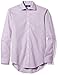 Amazon Brand - BUTTONED DOWN Men's Fitted Spread-Collar Pattern Non-Iron Dress Shirt Without Pocket