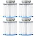 Clear Choice CCP102 Pool Spa Replacement Cartridge Filter for M-SPA B03008 B0300874 Filter Media, 4-3/8
