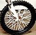 Bykas Made in USA White-Spoke, Covers, Wraps, Skins, Coats-Dirt Bike 72 Spokes