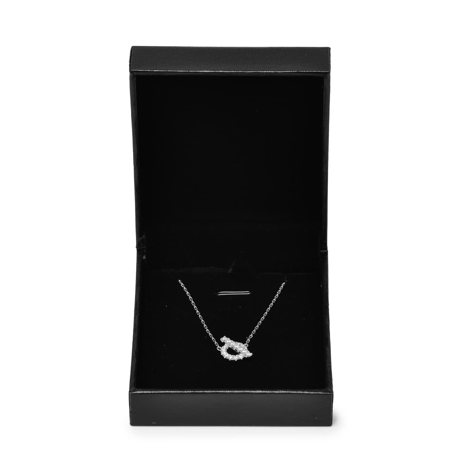 Oirlv Black Velvet Necklace Box Luxury Necklace Gift Case for Necklace Pendant Bracelet Display Necklace Gift Boxes for Anniversaries, Weddings or Birthdays(Big Necklace Box)