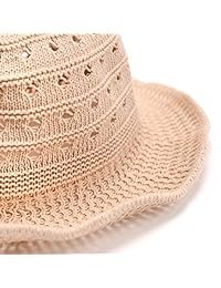 accsa UPF30 + - Sombrero de paja plegable para mujer