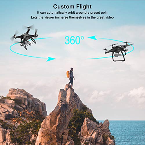 SIMREX X11 Upgraded GPS Drone with 1080P HD Camera 2Axis Self
