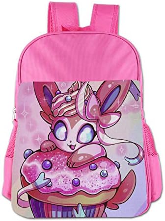 HenSLK Extremely Cute Sylveon Kid's School Shoulder Backpack Bag Waterproof Children Bookbag