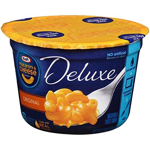 Kraft Deluxe Easy Mac Original Flavor Macaroni and Cheese (10 Microwaveable Cups) SET OF 2