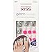 Kiss Glam Fantasy Ultimate Illusion 24 Toenails KGTN50X Silver/Hot Pink
